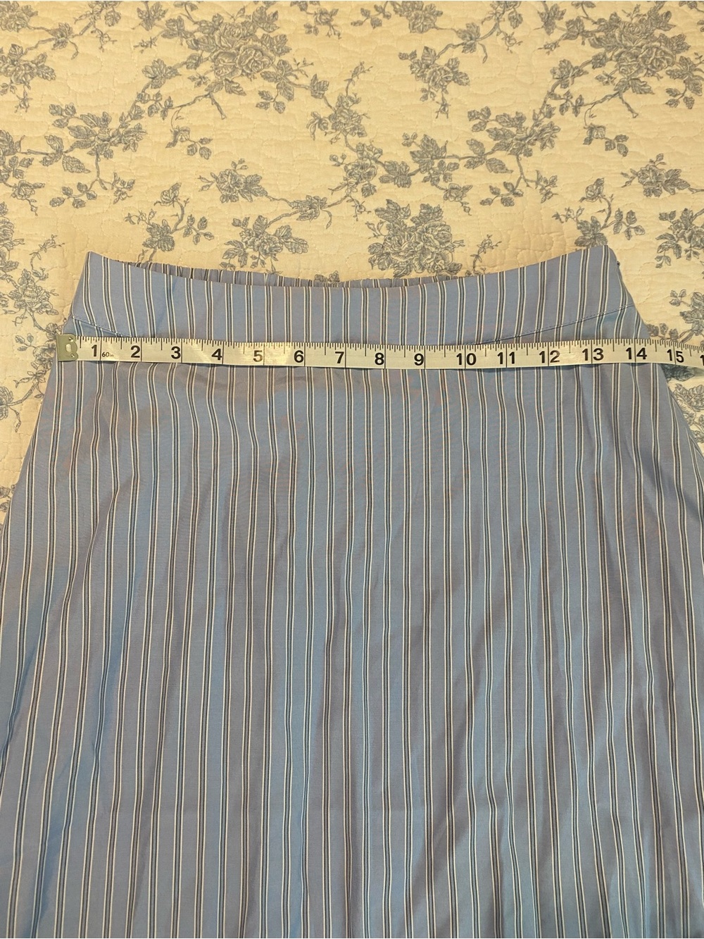 Tuckernuck Ava Jacket and Matching Evelyn Skirt Cornflower Blue Striped Size S - Picture 10 of 12